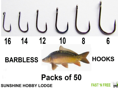 Coarse fishing hooks eyed - hooks,