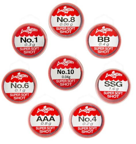 Split shot tubs fishing refill - split,
