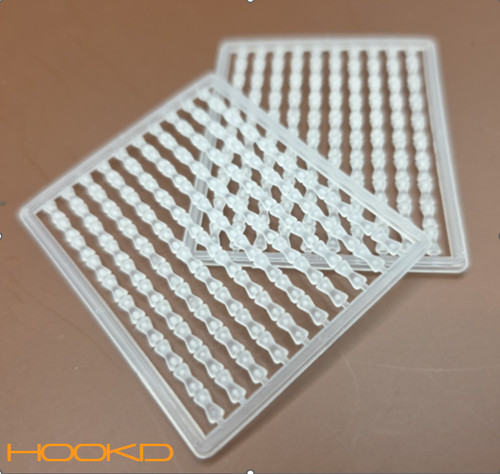 400 clear boilie - clear, dumbbell