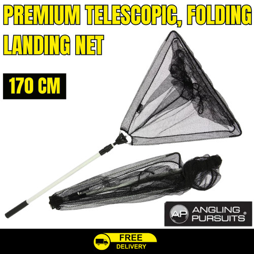 Fishing landing net 170cm - fishing,