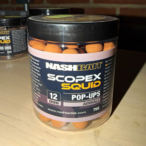 Nash bait scopex squid pop - scopex,