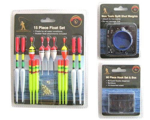 Fishing tackle set including - tackle,