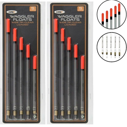 Loaded fishing waggler floats - loaded,